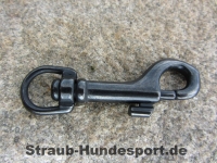 Karabiner Edelstahl schwarz Länge=75mm