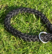 Halsband mit Zugstopp schwarz L=35cm 10mm