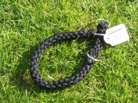 Halsband mit Zugstopp schwarz L=40cm 10mm