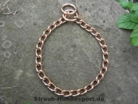 Kettenhalsband runde Glieder Curogan 3mm 45cm