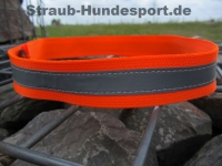 Warnhalsung mit Klettverschluss 40cm neonorange