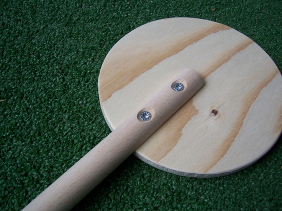 15cm Durchmesser Fährtenschild aus Holz