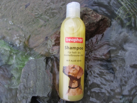 Hundeshampoo für hell- bis dunkelbraunes Fell