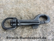 Karabiner Edelstahl schwarz Länge=67mm