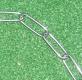 Langgliedkette mit 2 Ringen Edelstahl 62cm