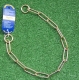 Langgliedkette mit 2 Ringen Messing 62cm