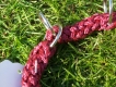 Halsband mit Zugstopp rot L=35cm 10mm