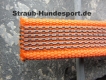 gummierte Nylonleine 20mm breit 10m ohne Handschlaufe Farbe: neonorange