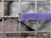 gummierte Nylonleine 20mm breit 1,2m mit Handschlaufe Farbe: violet