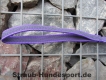 gummierte Nylonleine 20mm breit 1,2m mit Handschlaufe Farbe: violet