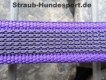 gummierte Nylonleine 20mm breit 1,2m mit Handschlaufe Farbe: violet