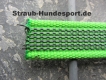 gummierte Nylonleine 20mm breit 1m ohne Handschlaufe Farbe: neon grün