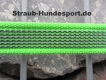 gummierte Nylonleine 20mm breit 1m ohne Handschlaufe Farbe: neon grün