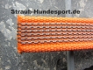 gummierte Nylonleine 20mm breit 1m ohne Handschlaufe Farbe: neon orange