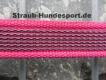 gummierte Nylonleine 20mm breit 1m ohne Handschlaufe Farbe: pink