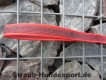 gummierte Nylonleine 20mm breit 2m mit Handschlaufe Farbe: rot
