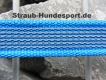 gummierte Nylonleine 20mm breit 5m ohne Handschlaufe Farbe: blau