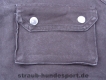 Hundesportweste Moleskin schwarz Grösse: M