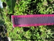 gummierte Sportleine pink 20mm breit 1m ohne Handschlaufe