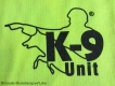 K9 T-Shirt neongelb Grösse: M