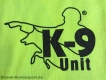 K9 T-Shirt neongelb Grösse: S