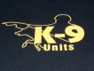 K9 T-Shirt schwarz Grösse: XXL