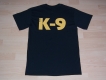 K9 T-Shirt schwarz Grösse: XL