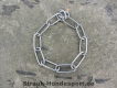 Langgliedkette mit 2 Ringen 4mm Edelstahl 54cm