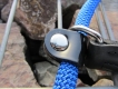 Retrieverleine Freestyle mit Stopring blau