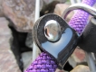 Retrieverleine Freestyle mit Stopring violet