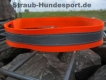 Warnhalsung mit Klettverschluss 35cm neonorange