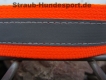 Warnhalsung mit Klettverschluss 35cm neonorange